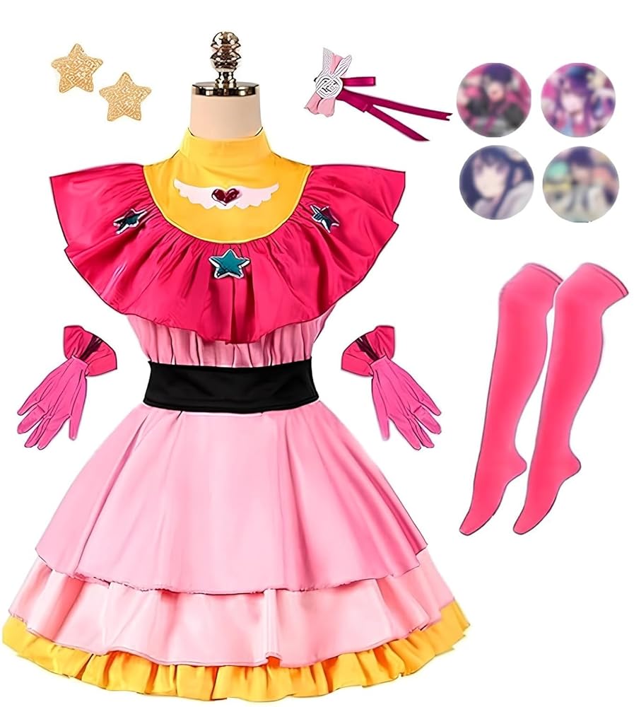 Amazon.co.jp: [Agture] 星野アイ風 コスプレ 子供用 推しの子用